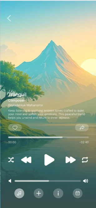 HealLift nature sounds library