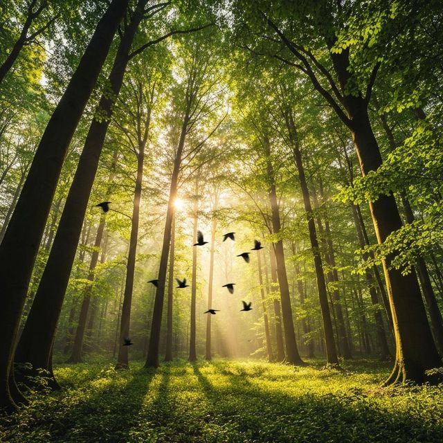 Forest soundscape