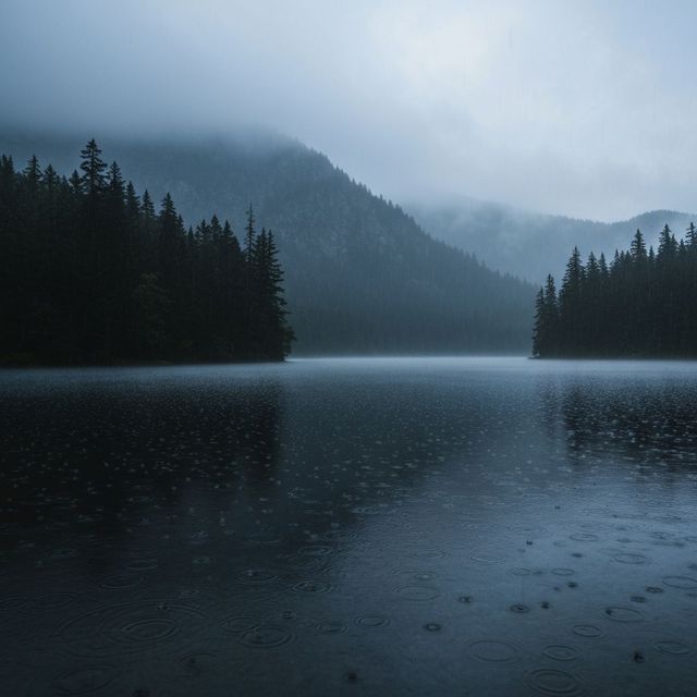 Rain soundscape